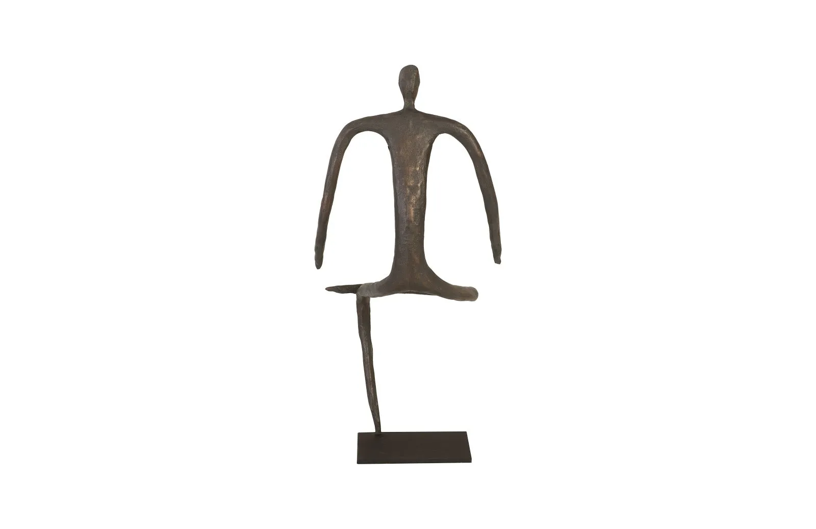 Abstract Sitting Figure Sculpture