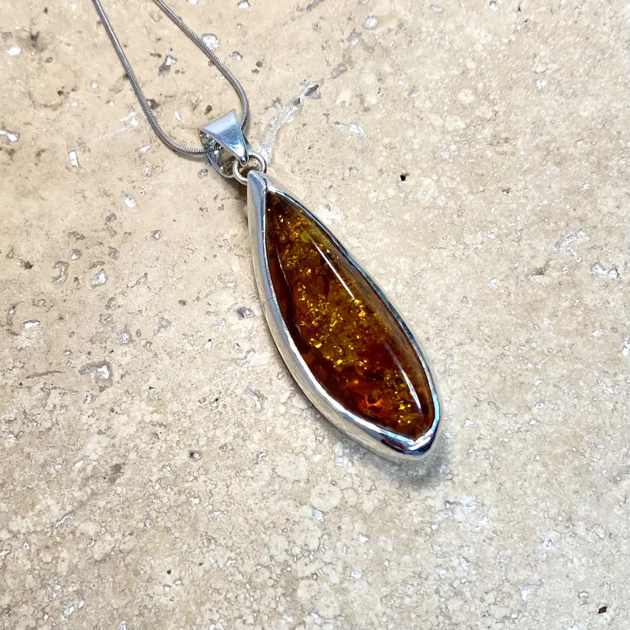 Amber Pendant - Contour