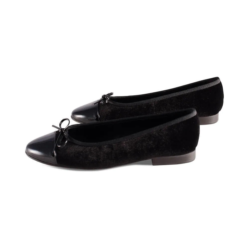 Arabesque Black Patent / Velvet F23