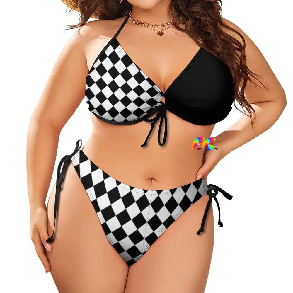 Argyle Plus Size Bikini