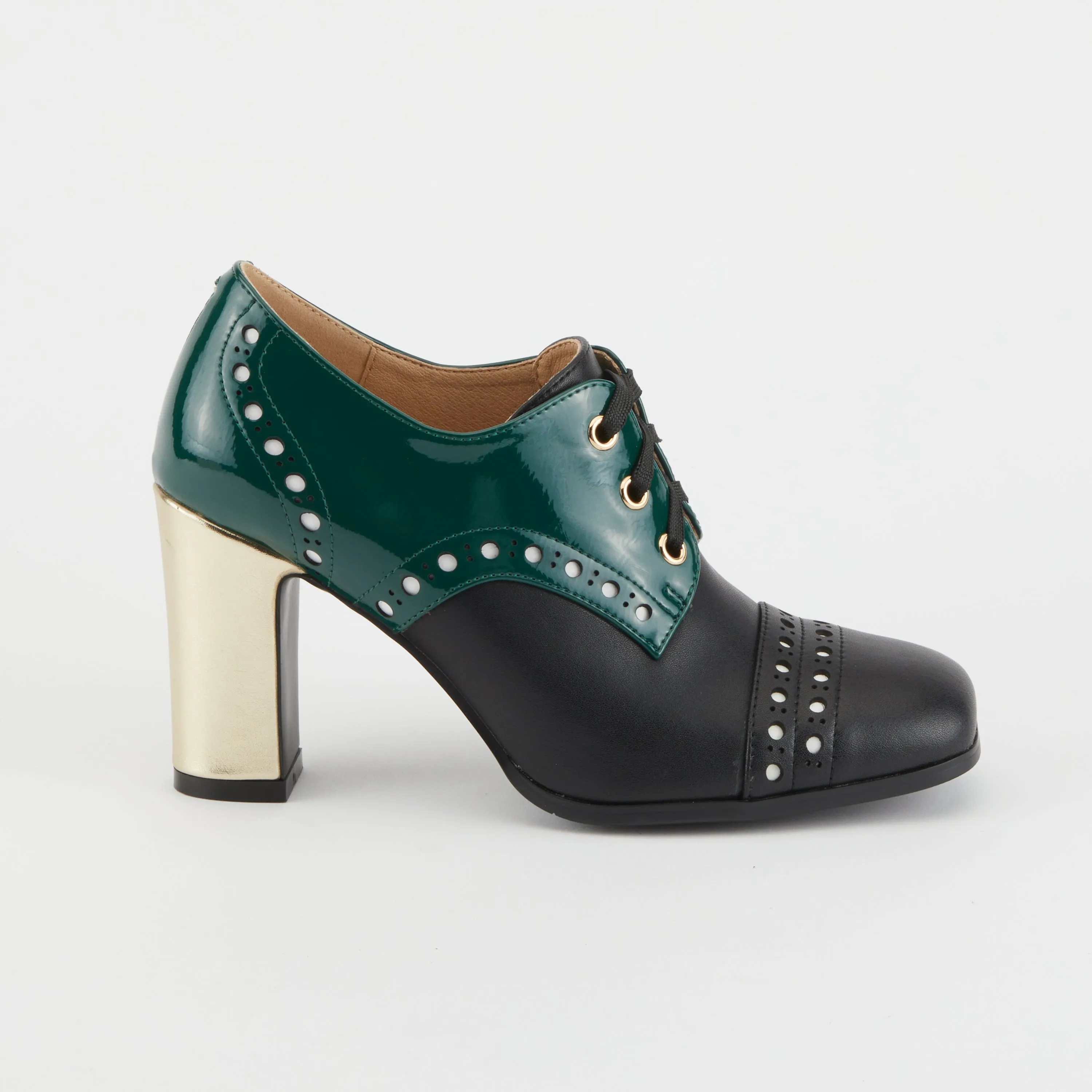 AZURA MALACHITE OXFORD LACE-UP SHOOTIE