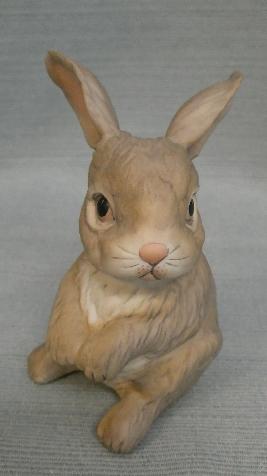 Boehm Rabbit at Rest and Sitting Rabbit Figurines