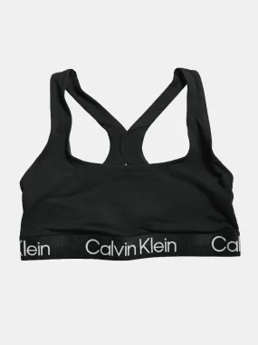 Calvin Klein Modern Structure Unlined Bralette - Black