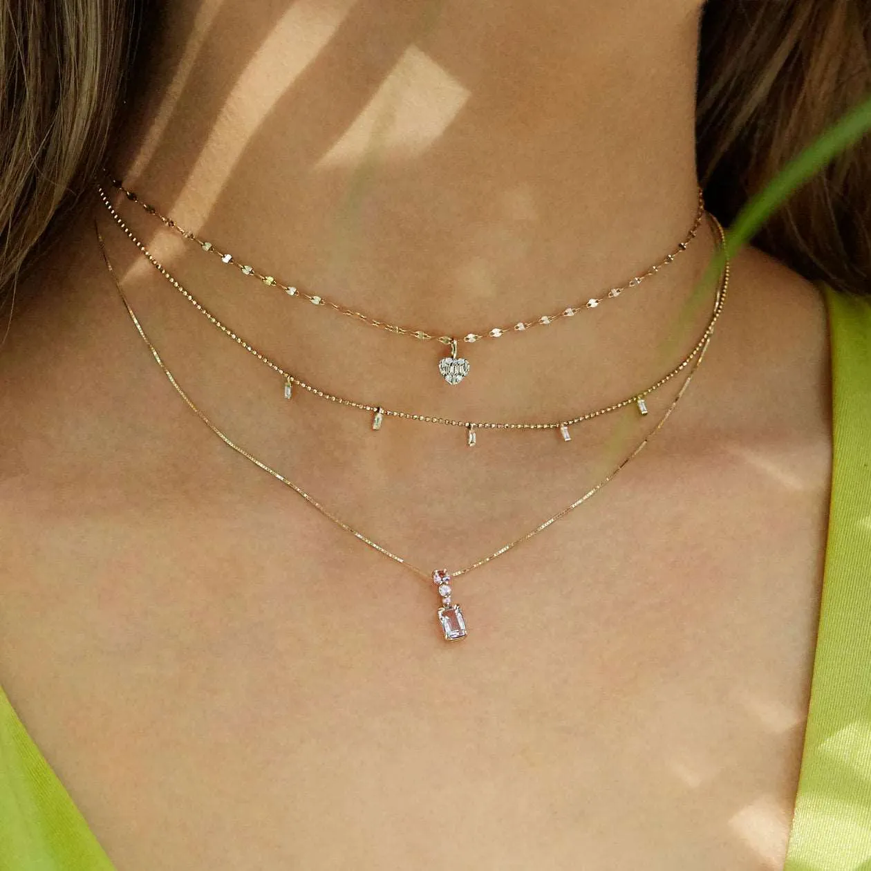 Candycrush Necklace in 14K Gold over Sterling Silver