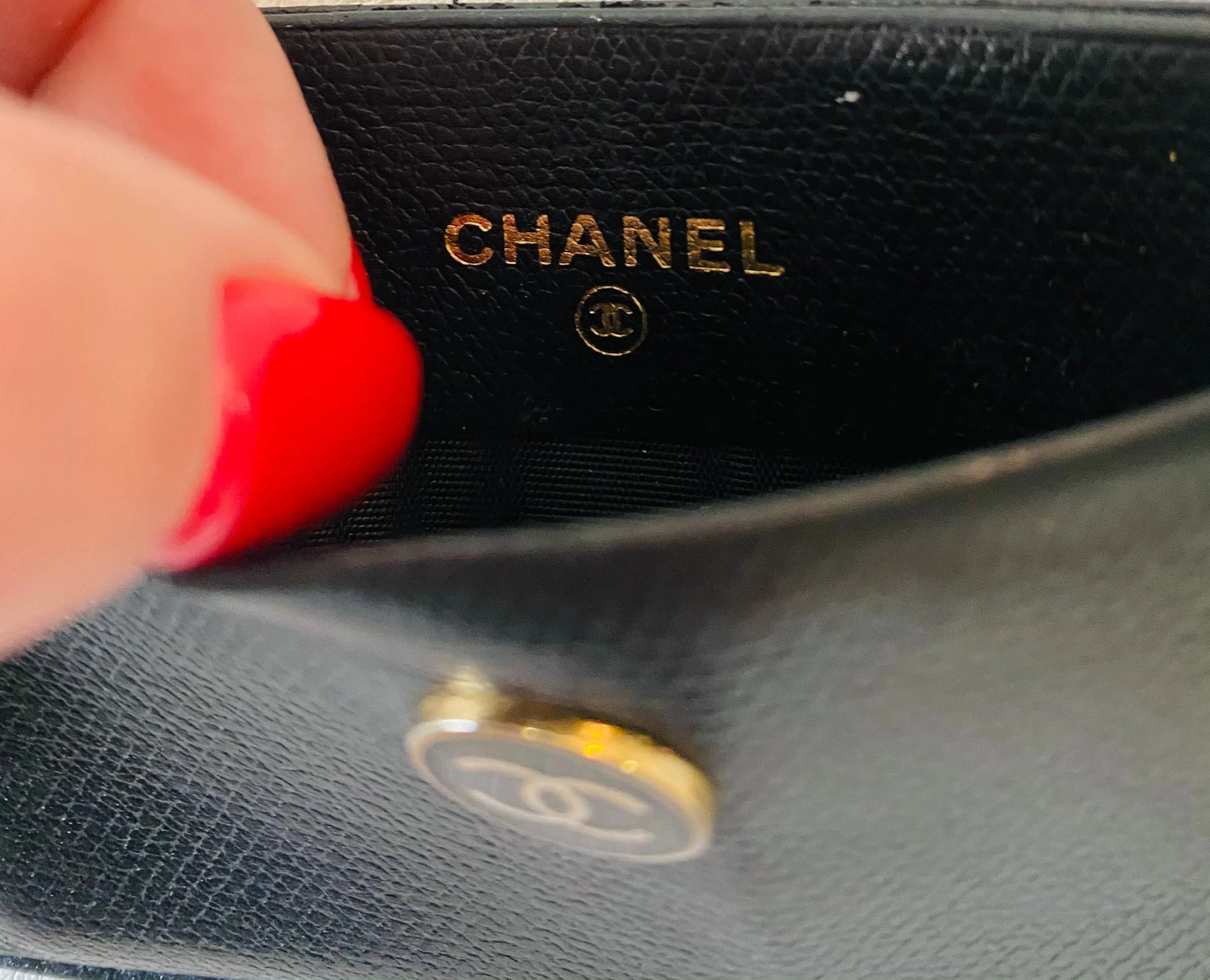 Chanel card holder