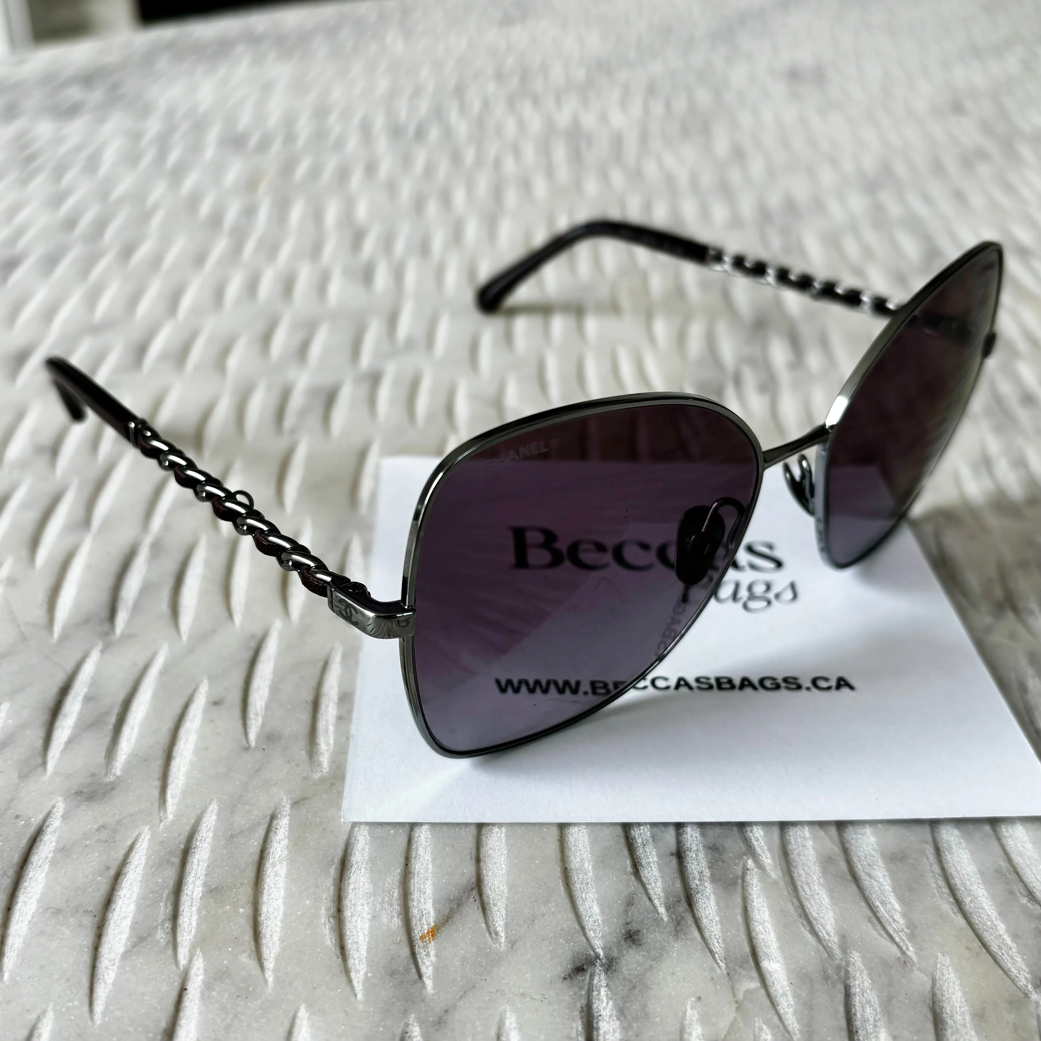 Chanel CC Chain Sunglasses