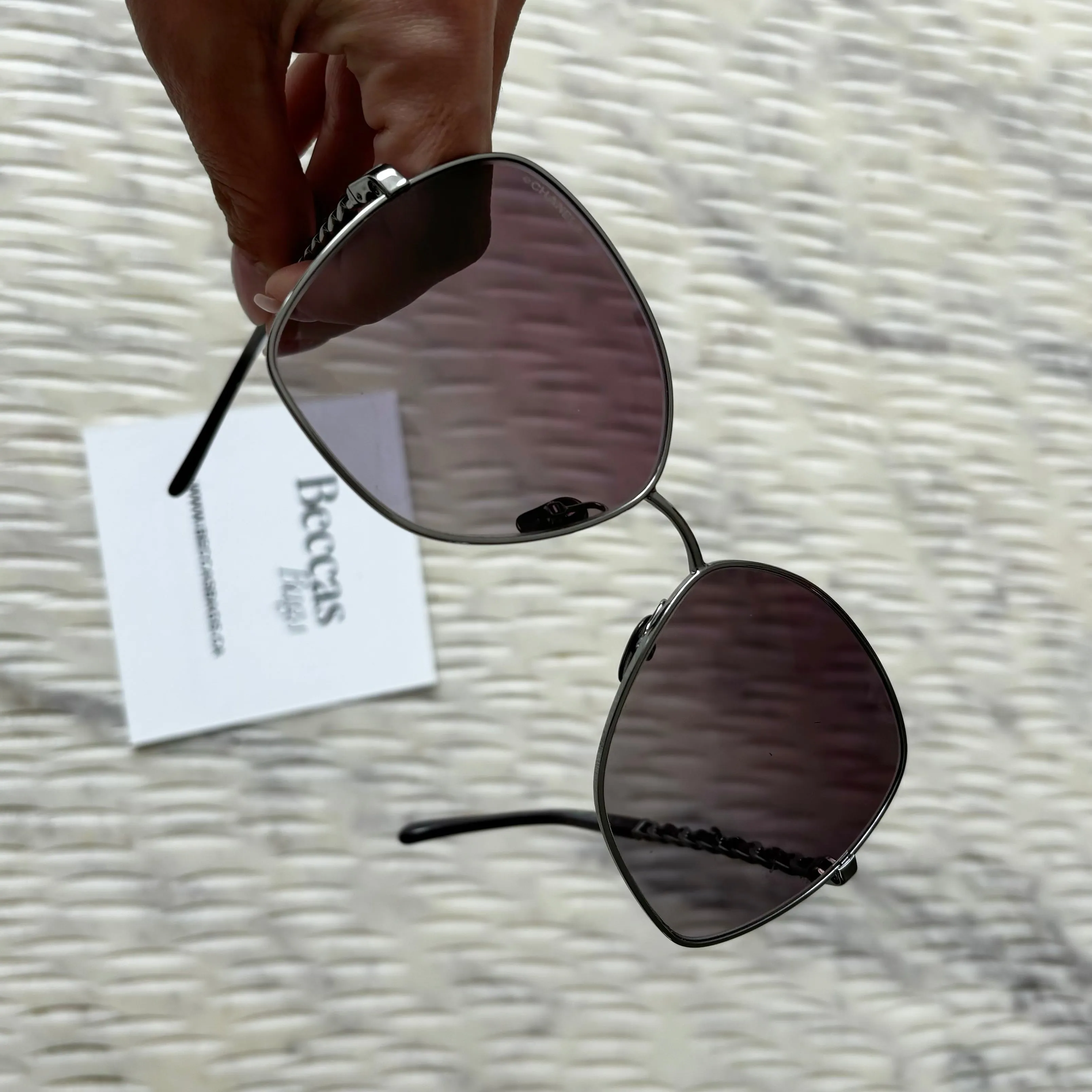 Chanel CC Chain Sunglasses