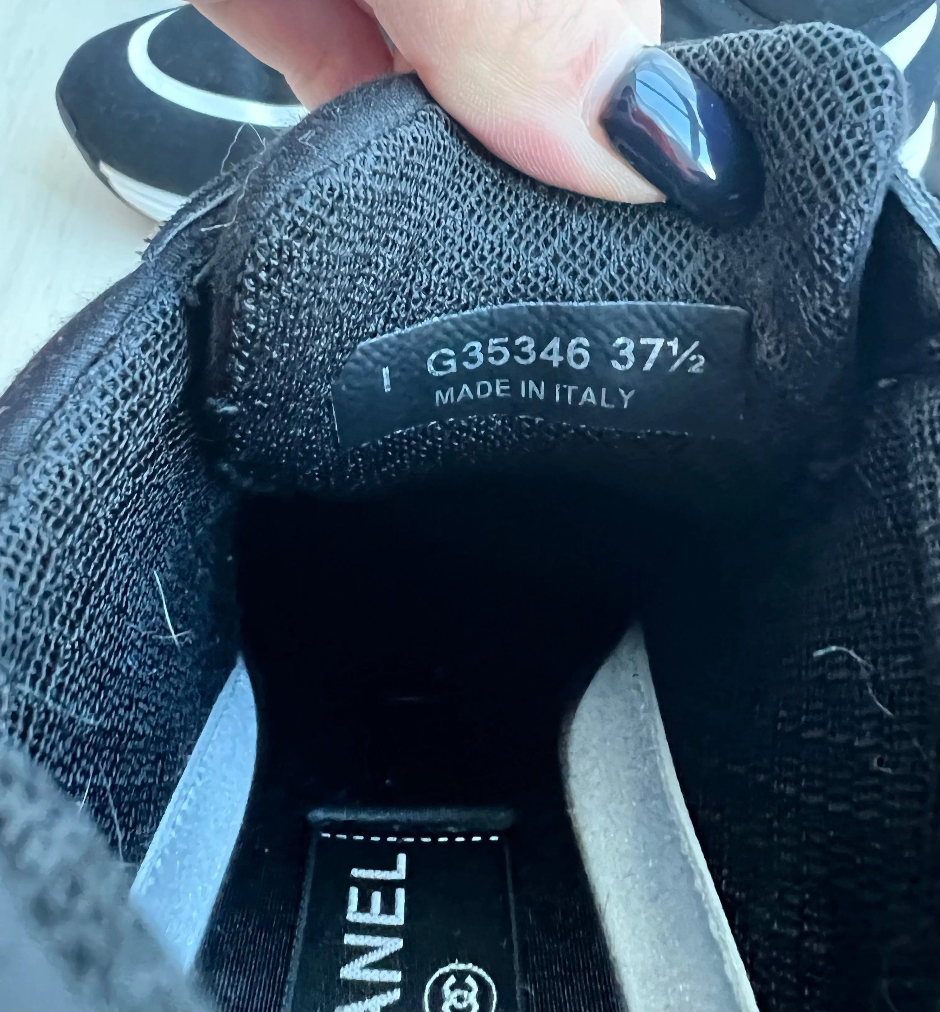 Chanel CC Neoprene Sneakers