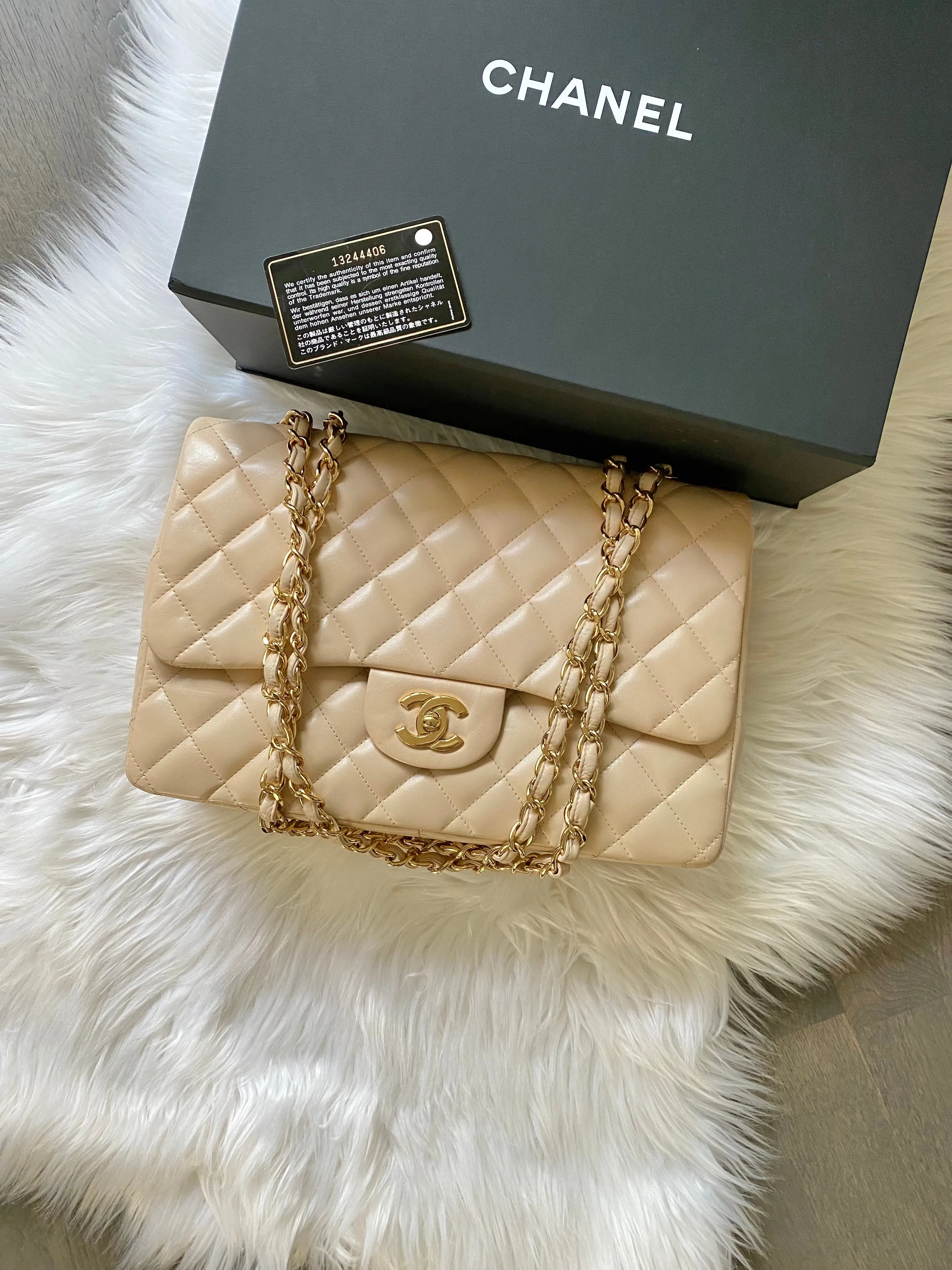 Chanel classic flap bag