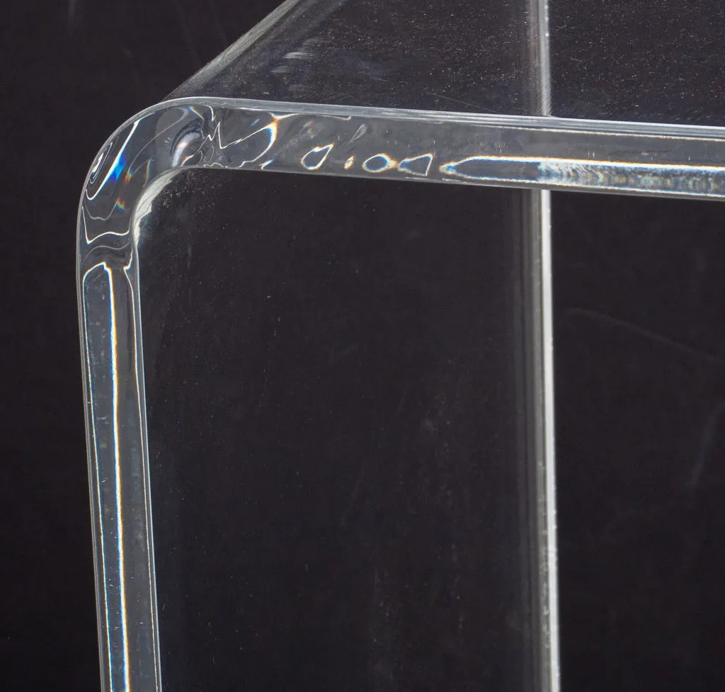 Charles Hollis Jones Style Lucite Waterfall Table