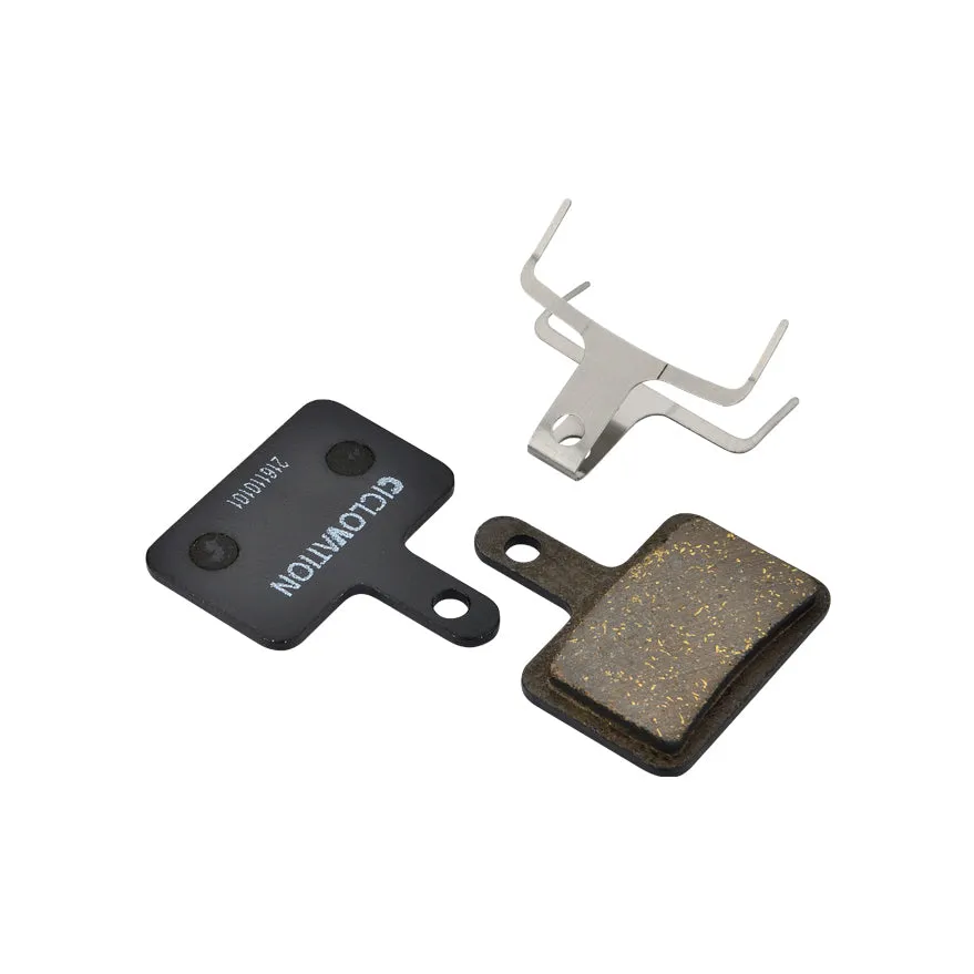 Ciclovation Disc Brake Pad Oraganic/Steel Backplate. Shimano B01S,Tektro R A10,11 E10,11