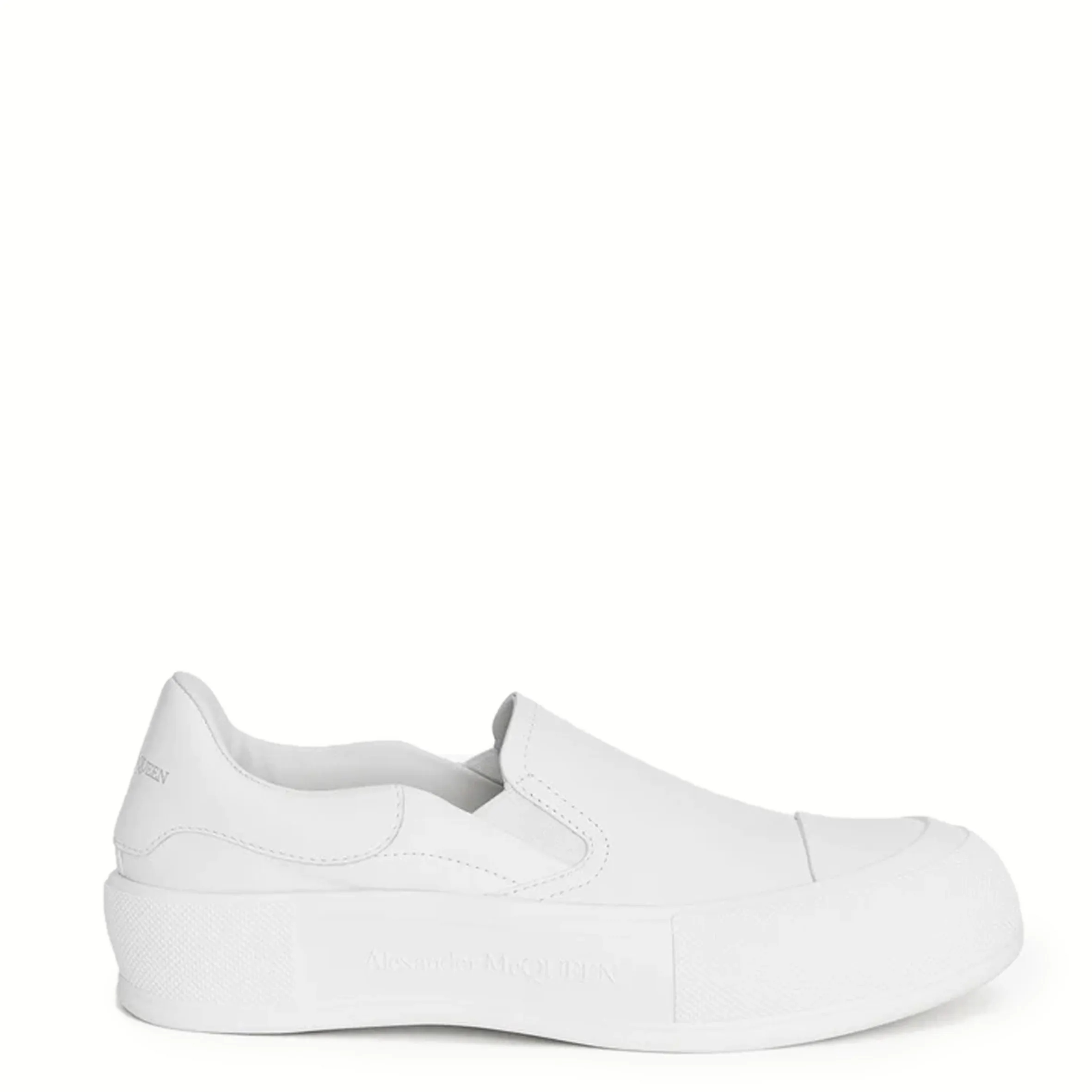 Deck Plimsoll Sneakers, Optic White