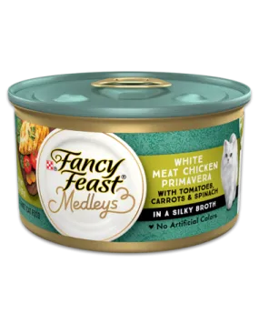 Fancy Feast Elegant Medleys White Meat Chicken Primavera Canned Cat Food