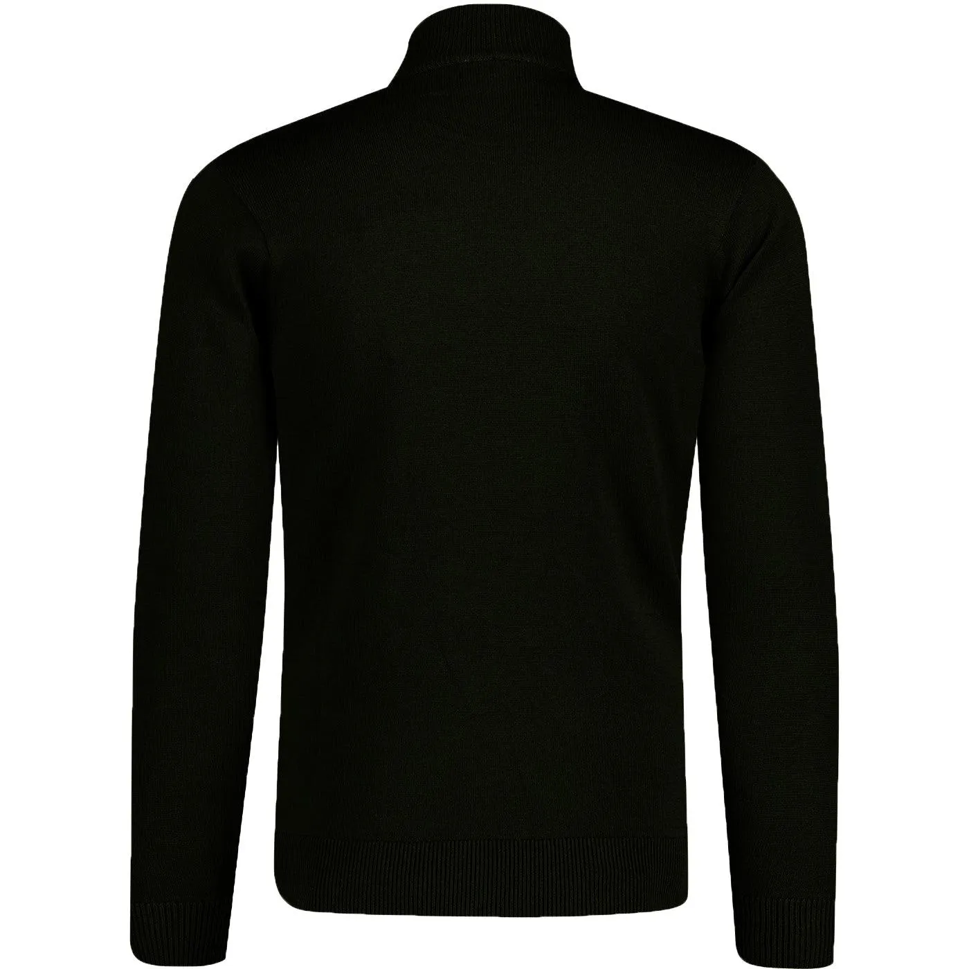 Gabicci Vintage Duke Turtleneck Jumper Black