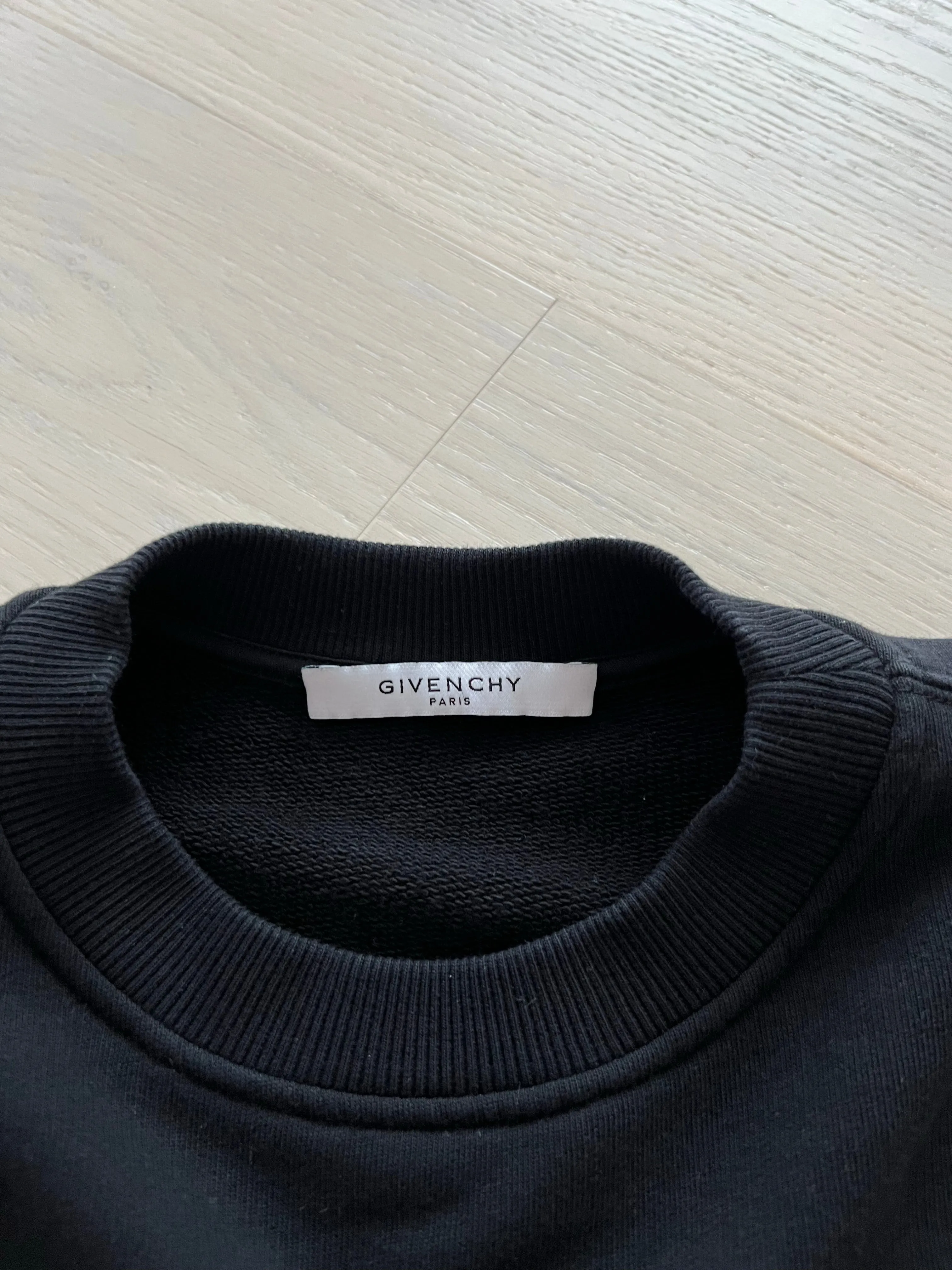 Givenchy cropped logo sweatshirt