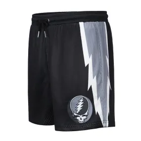 Grateful Dead | Mesh Shorts | Black & White Steal Your Face