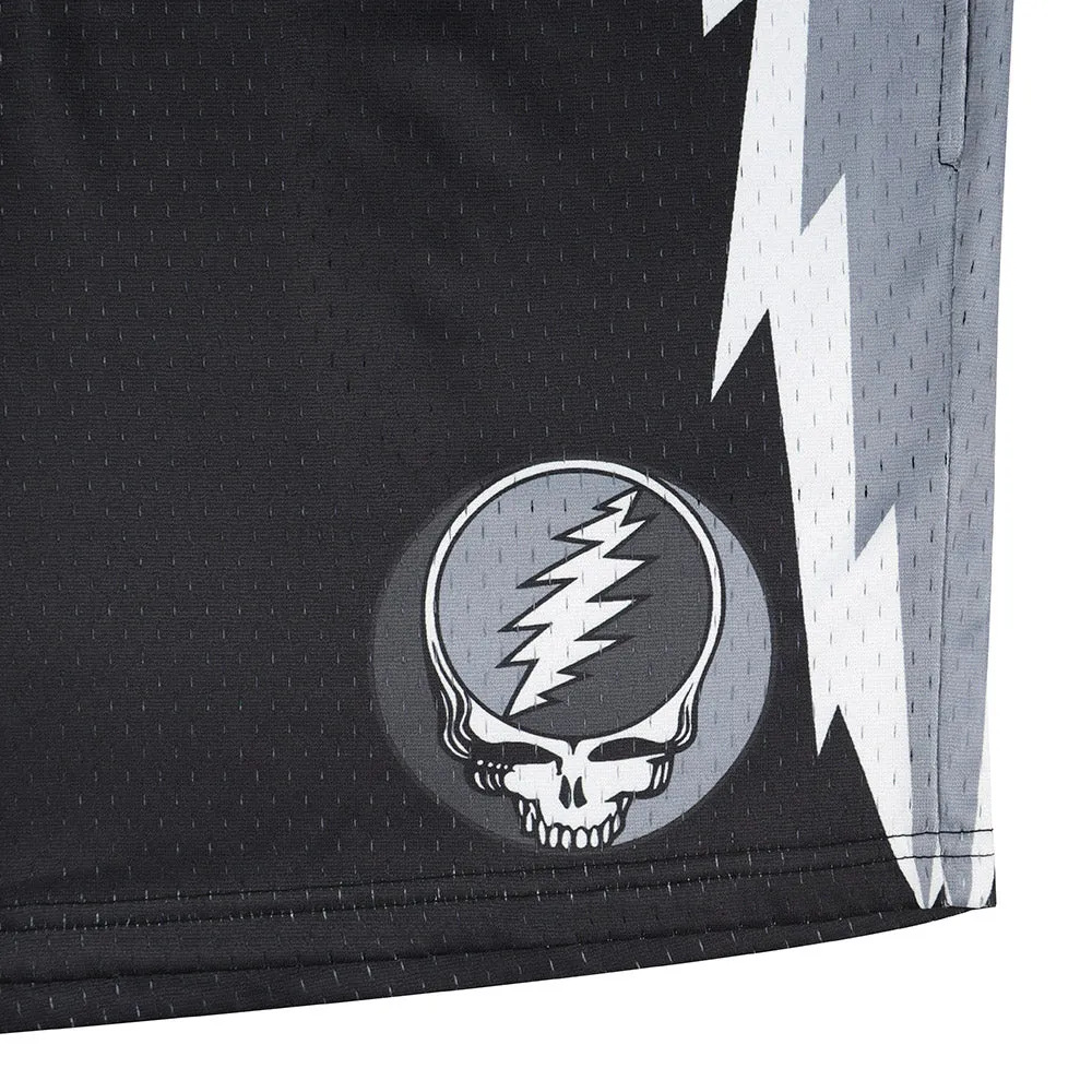 Grateful Dead | Mesh Shorts | Black & White Steal Your Face