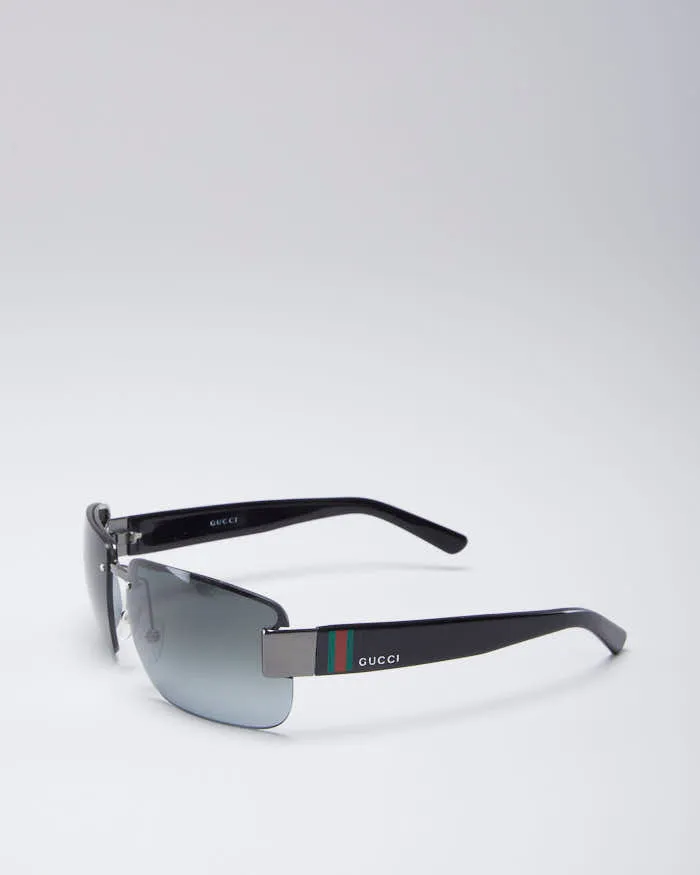 Gucci Black Rimless Sunglasses