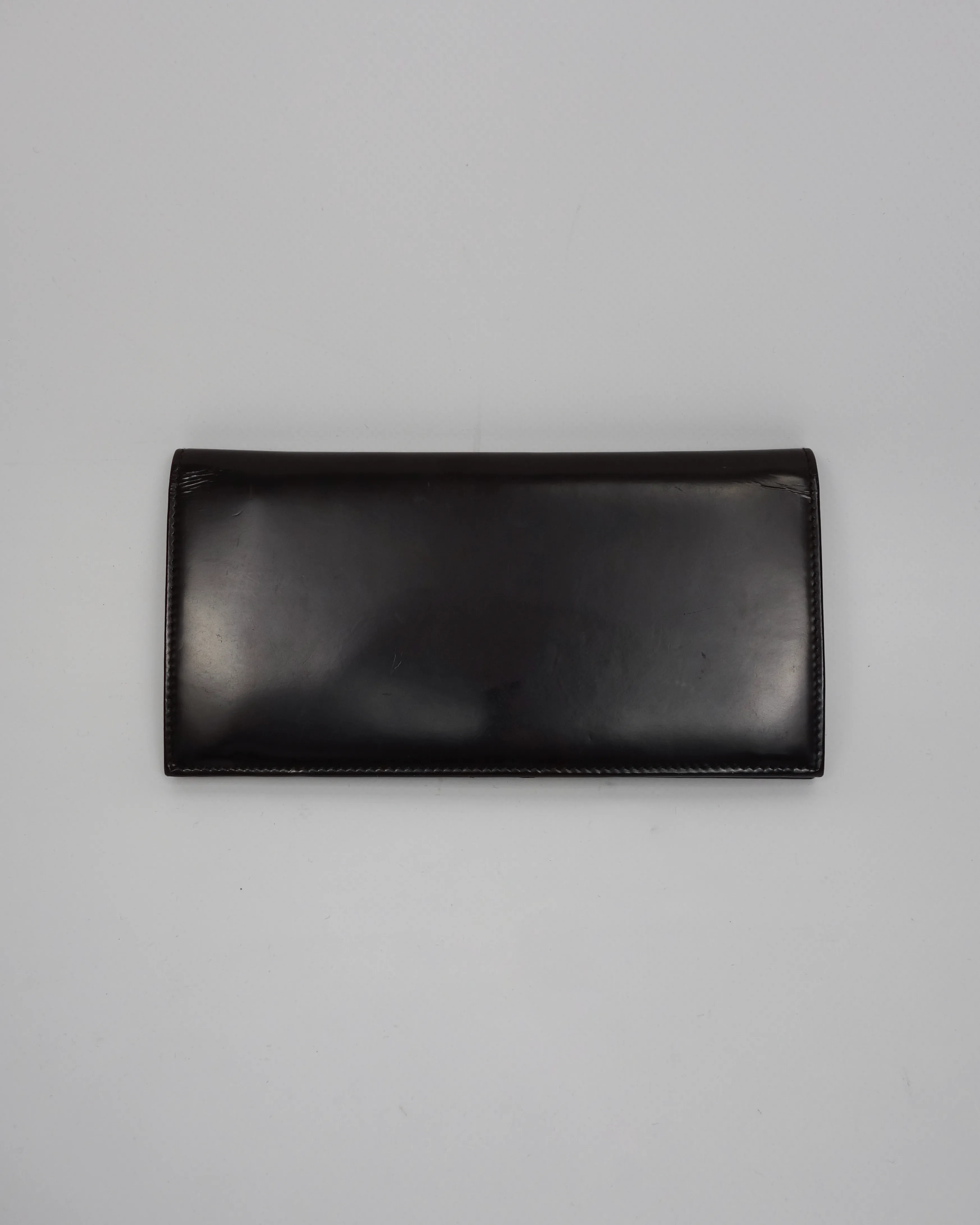 Gucci By Tom Ford Brown Patent Leather Wallet 1998