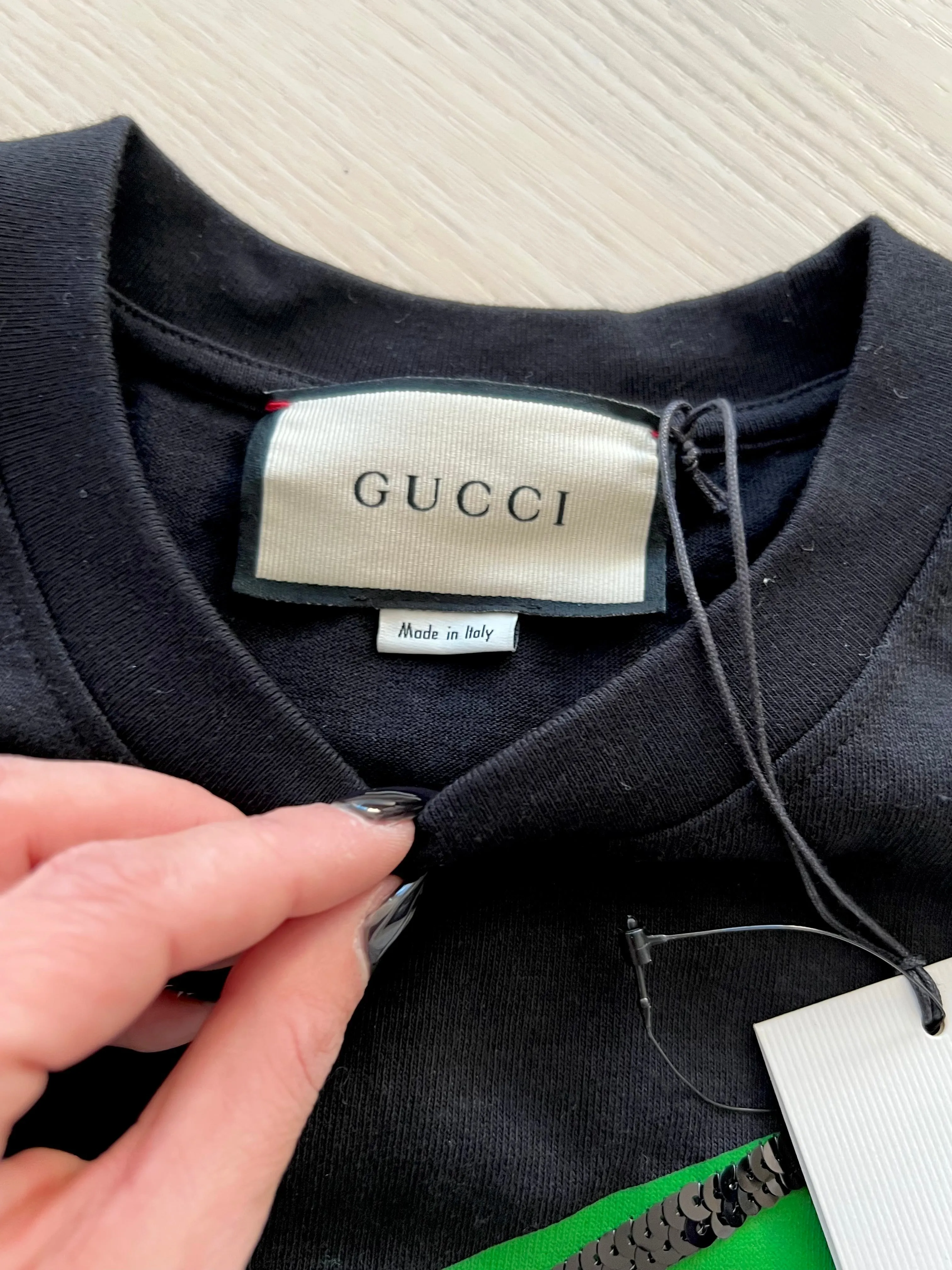 Gucci Cherry Embroidery Tee