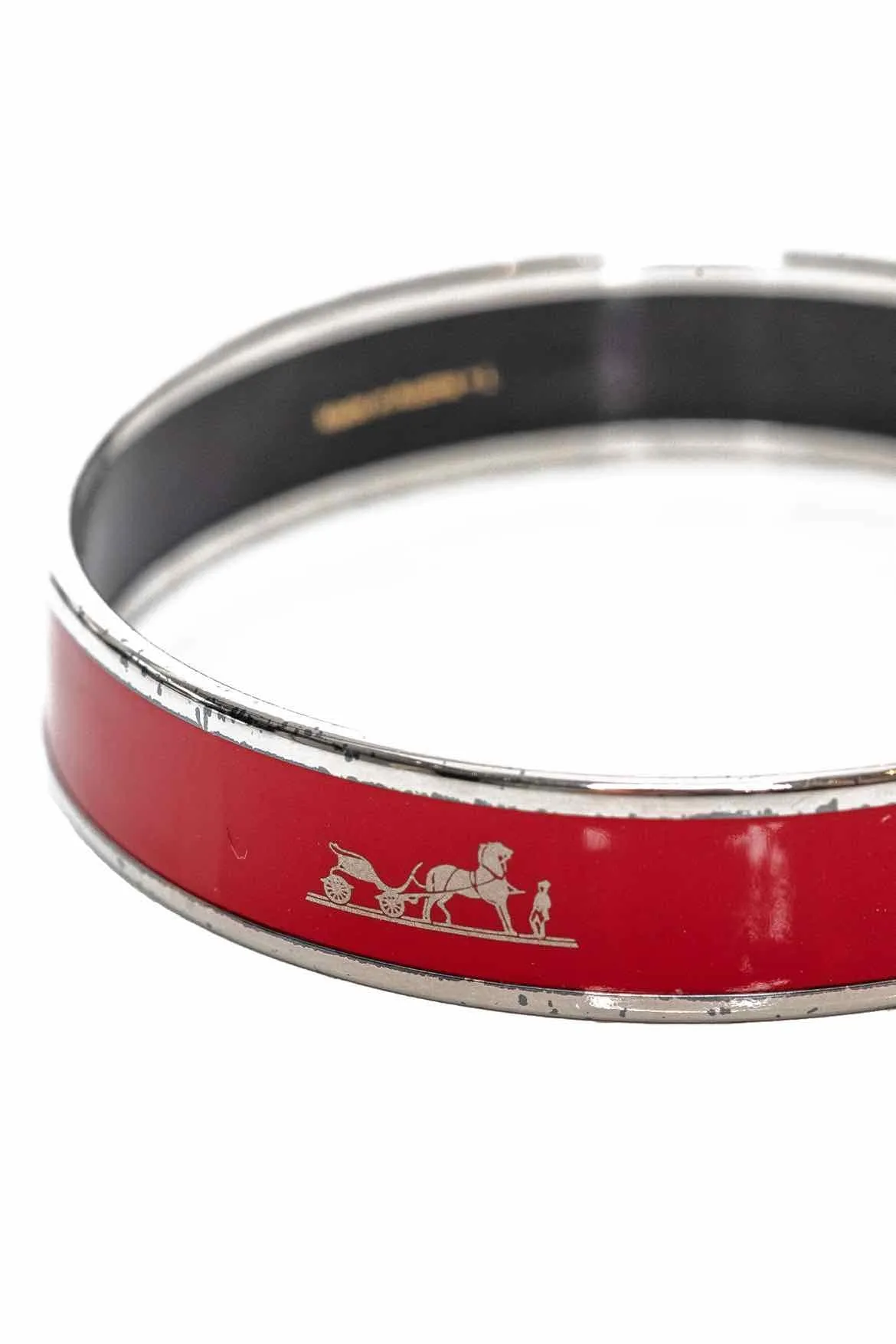 Hermes Caleche OS Enamel Bracelet