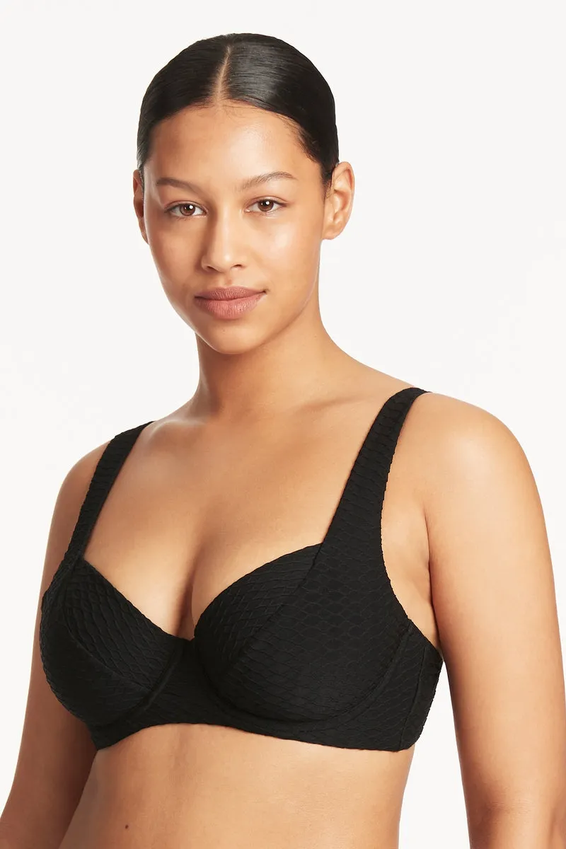 Honeycomb C/D Underwire Bra