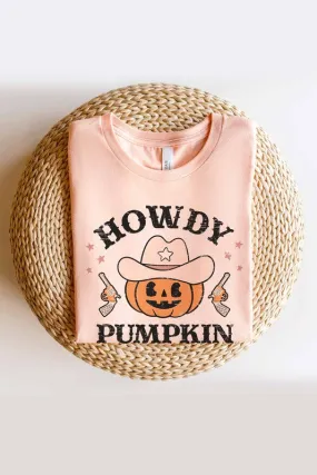 HOWDY PUMPKIN GRAPHIC TEE PLUS SIZE