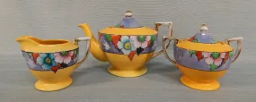 Japanese Lusterware Tea Set - Very Good Vintage Condition