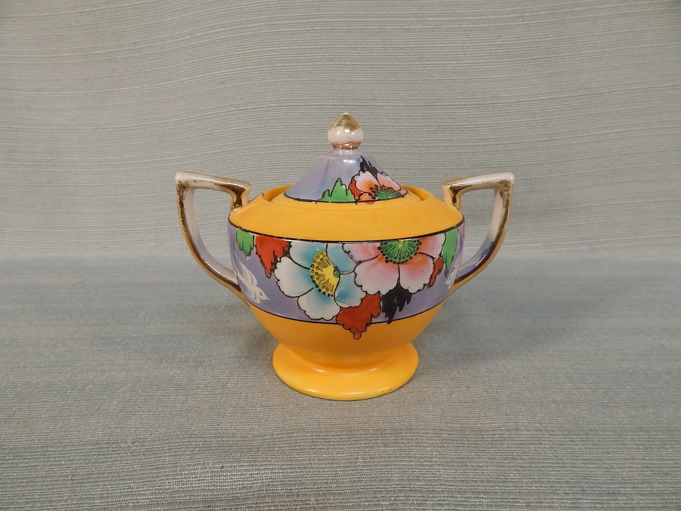 Japanese Lusterware Tea Set - Very Good Vintage Condition