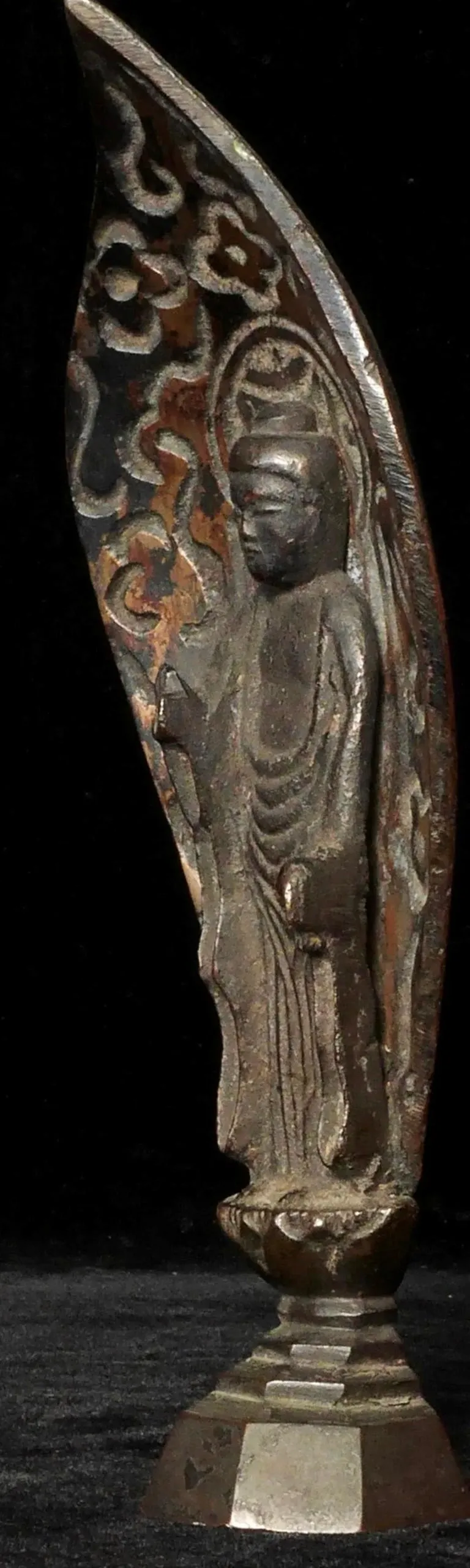 Japanese Momoyama Bronze Cast Buddha Sculpture