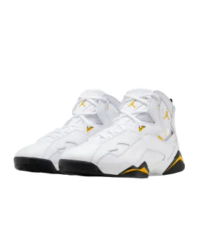 Jordan True Flight basketball sneakers shoe 342964-107 white-yellow ocher-black