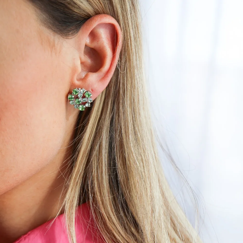 Kassandra Earrings / Green Combo