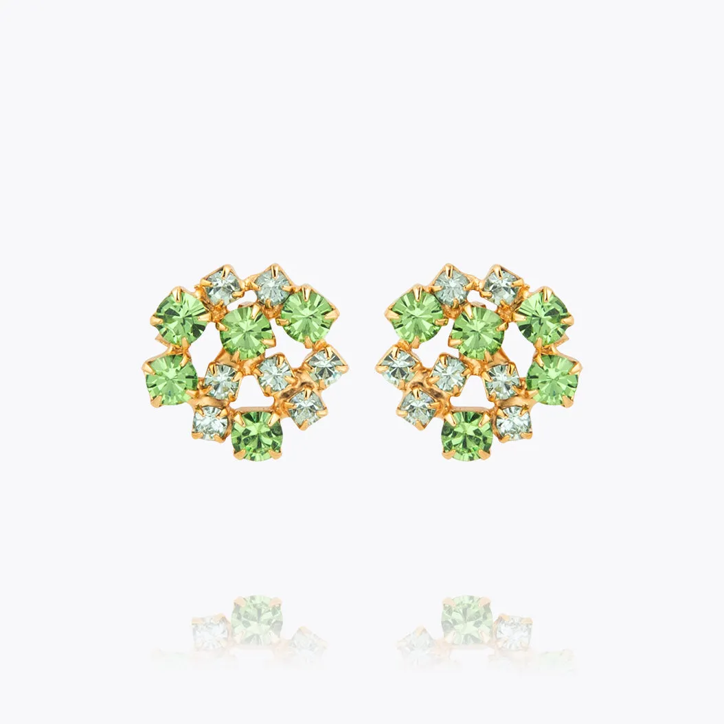 Kassandra Earrings / Green Combo