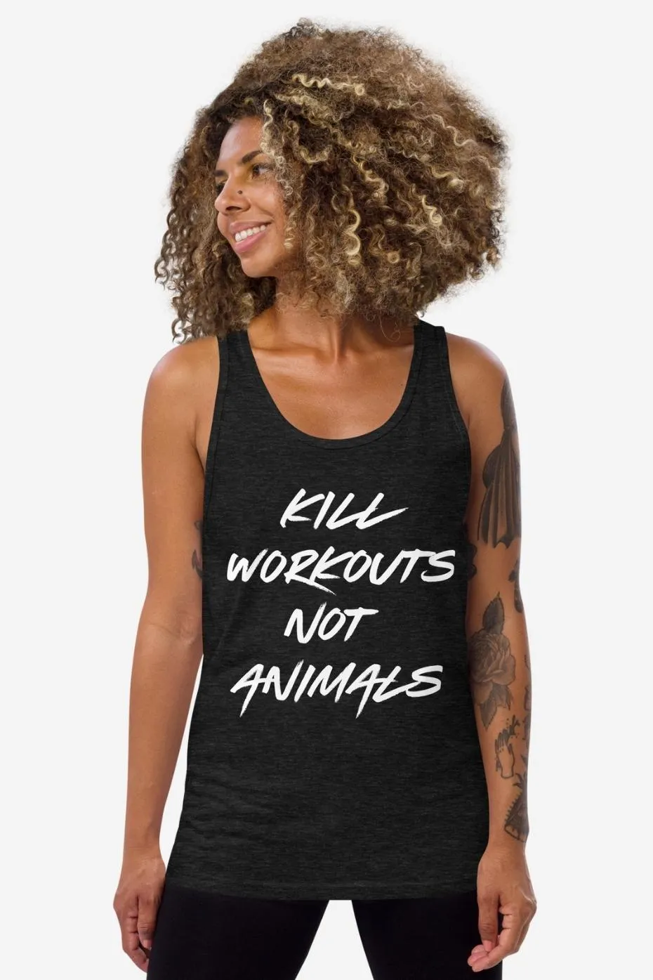 Kill Workouts Not Animals - Unisex Tank Top