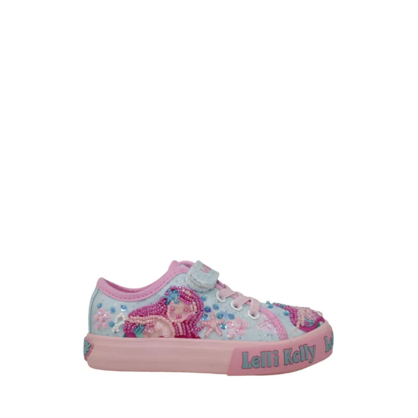 LELLI KELLY SNEAKERS LKED 3480 SIRENETTA LOW CELESTE FANTASIA