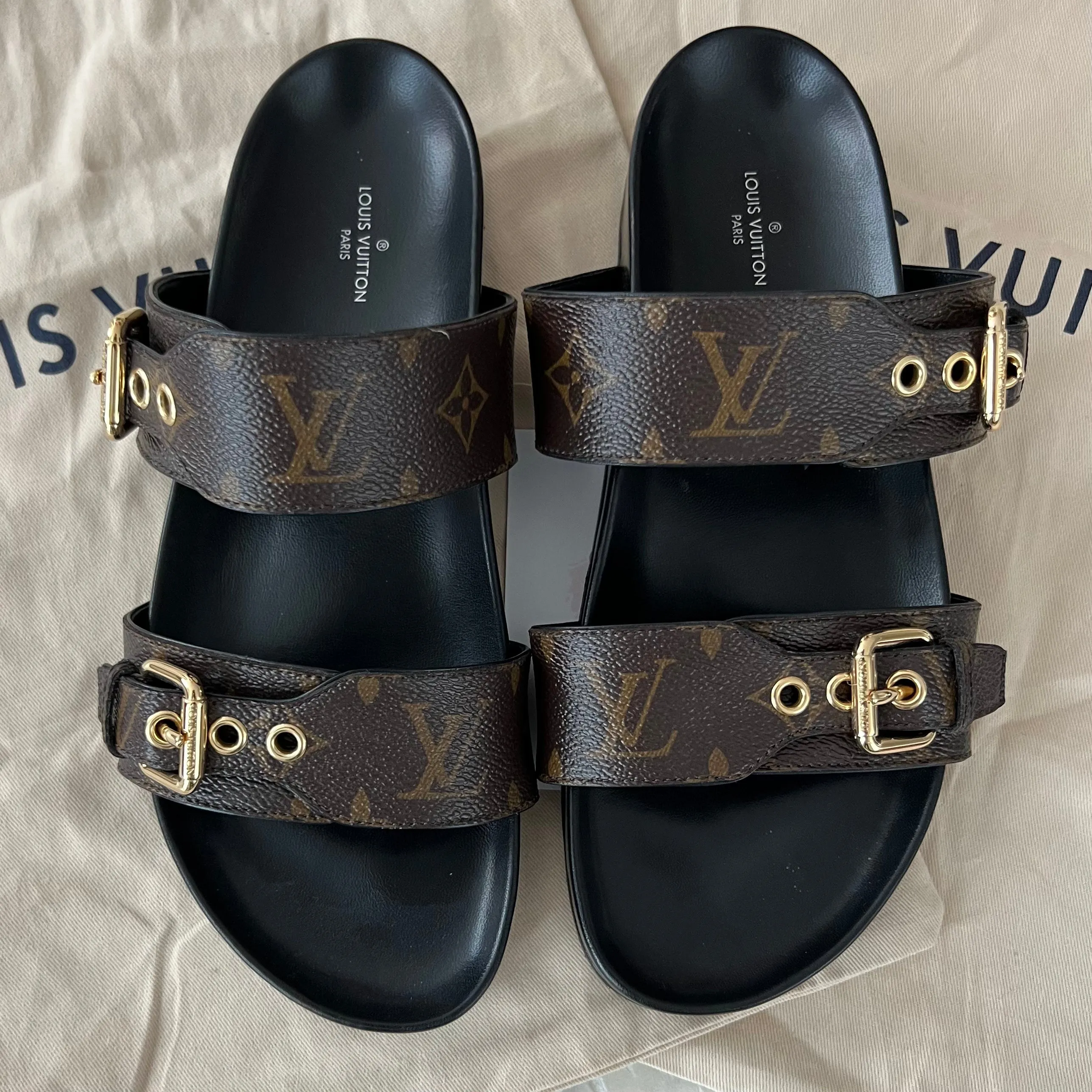 Louis Vuitton Bom Dia Flat Mules