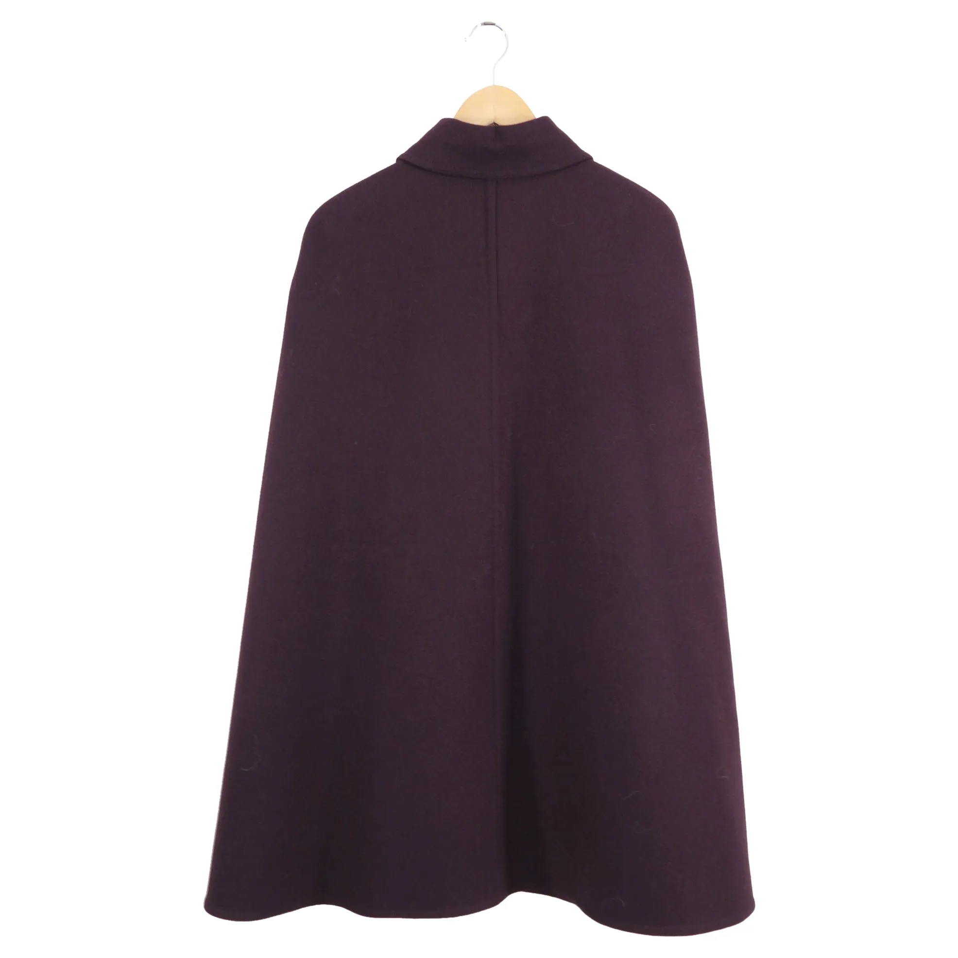 Louis Vuitton Plum Wool Cape - FR38 (S / 4 / 6)