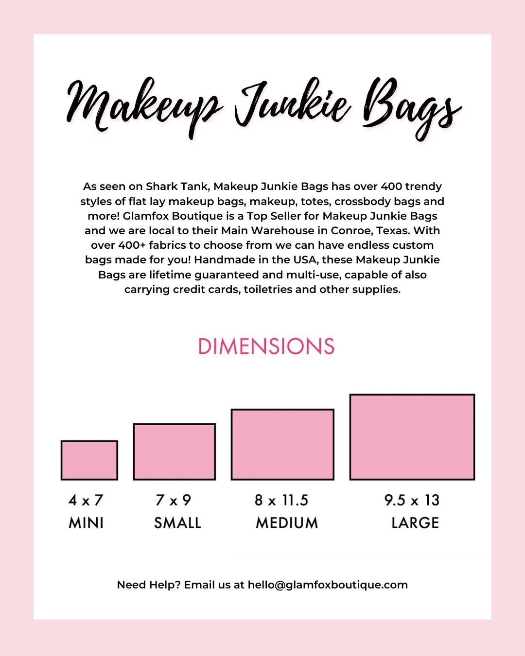 Makeup Junkie Bags - Elegant Red [Pre-Order]