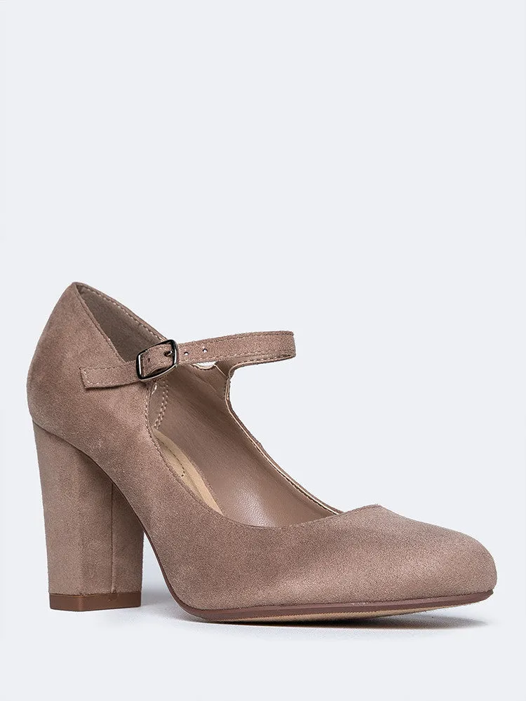 Mary Jane Round Toe Heel