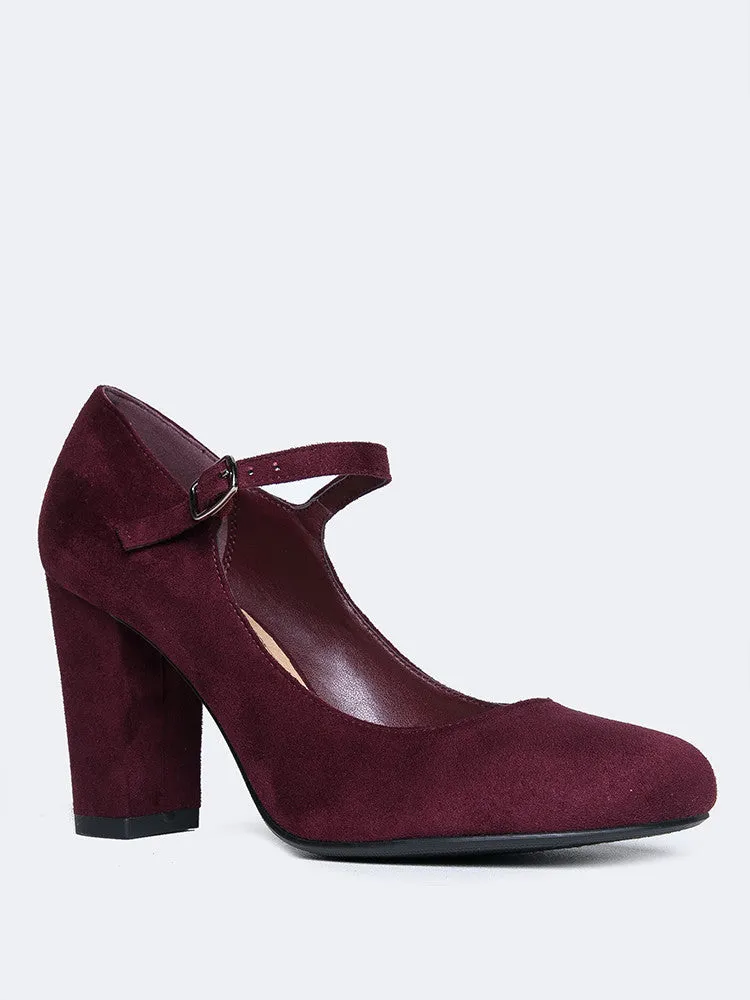 Mary Jane Round Toe Heel