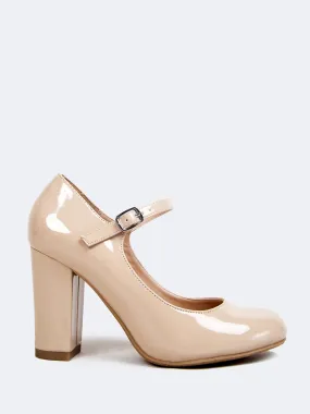 Mary Jane Round Toe Heel