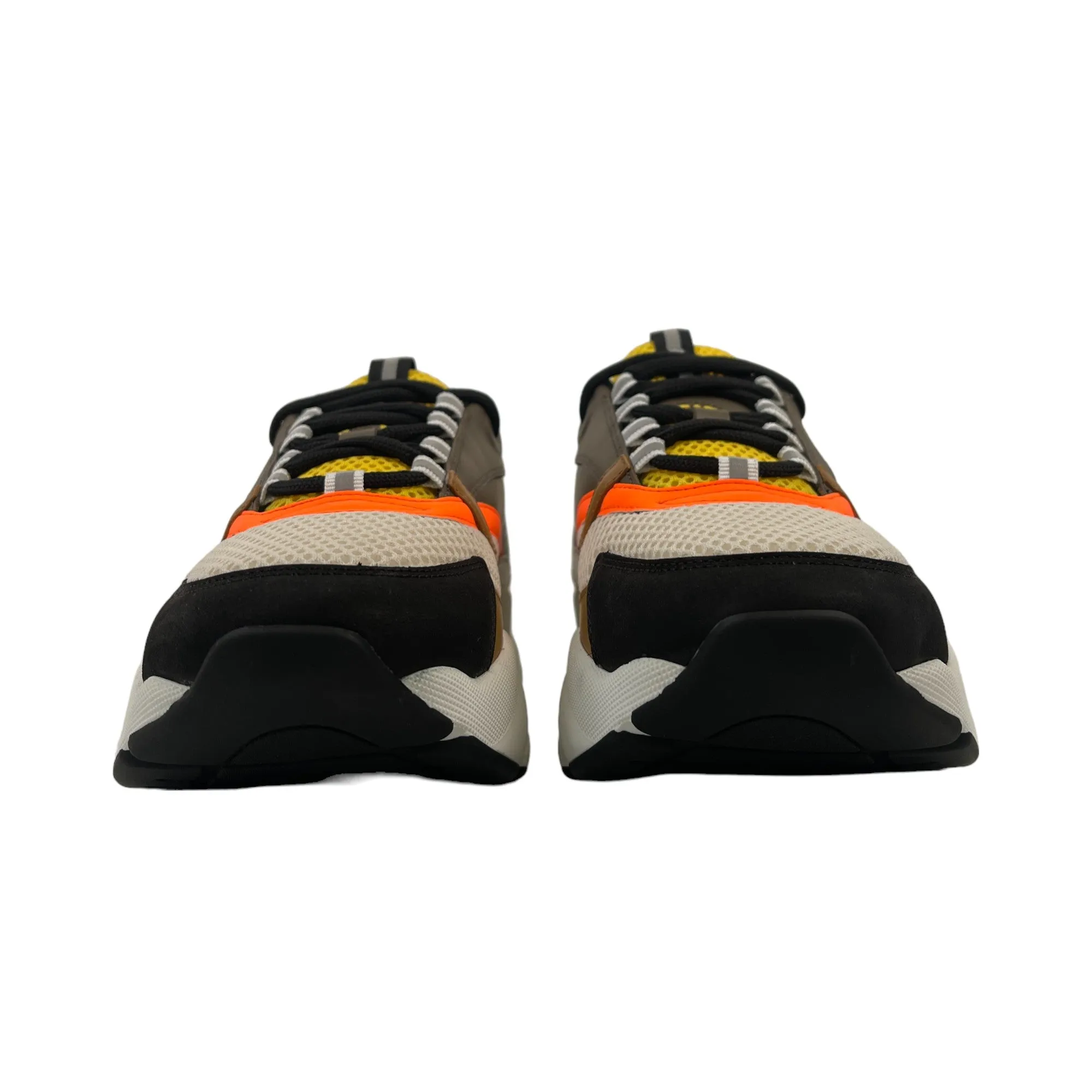 Men's B22 Technical Mesh Low Trainers Yellow Size EU 42 / UK 8