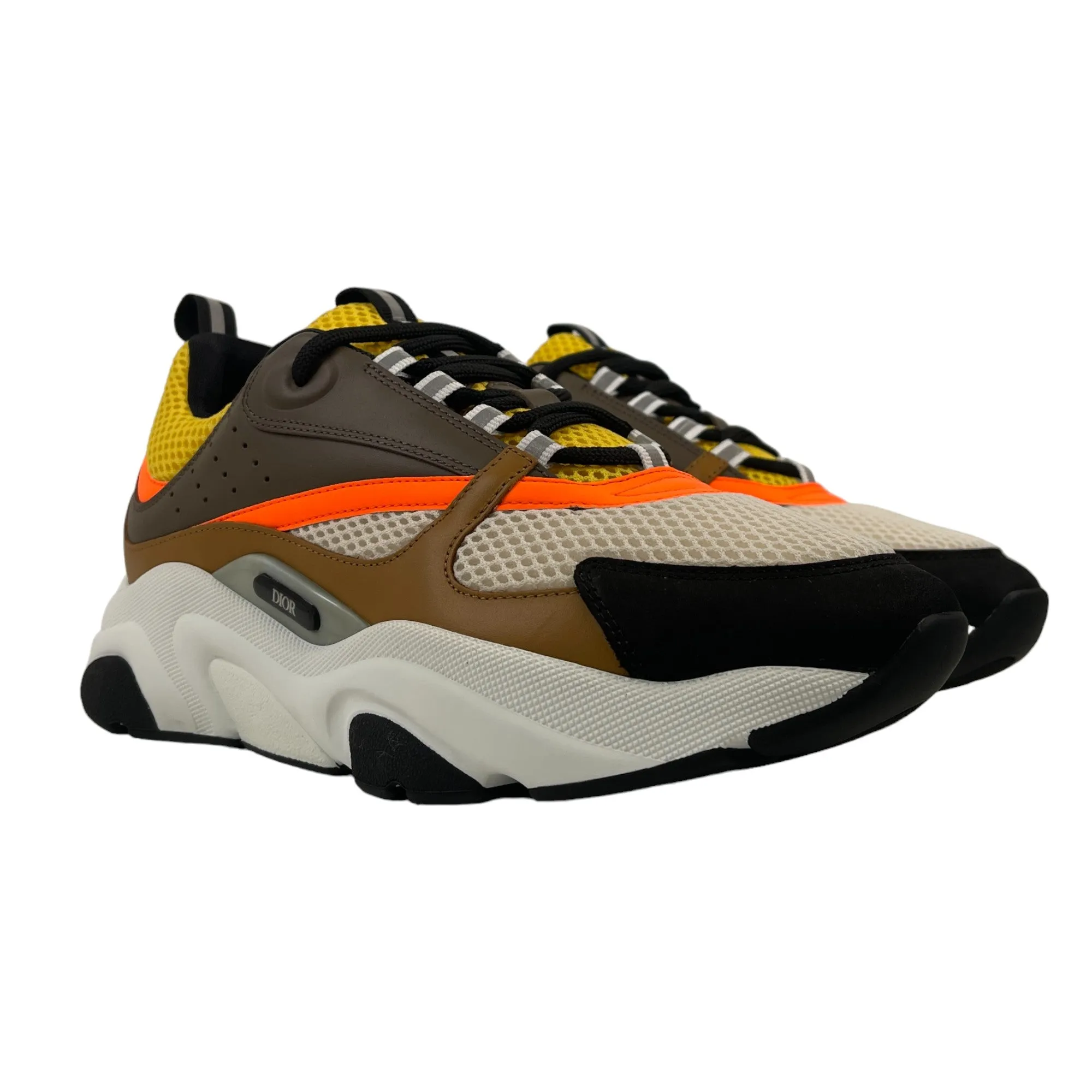 Men's B22 Technical Mesh Low Trainers Yellow Size EU 42 / UK 8