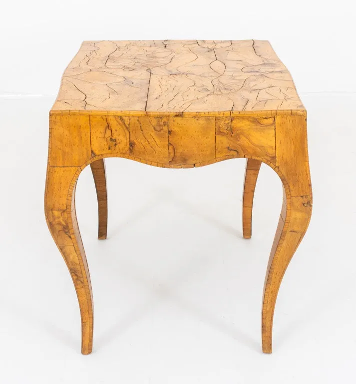 Mid-Century Italian Olivewood Veneered Table, 1960