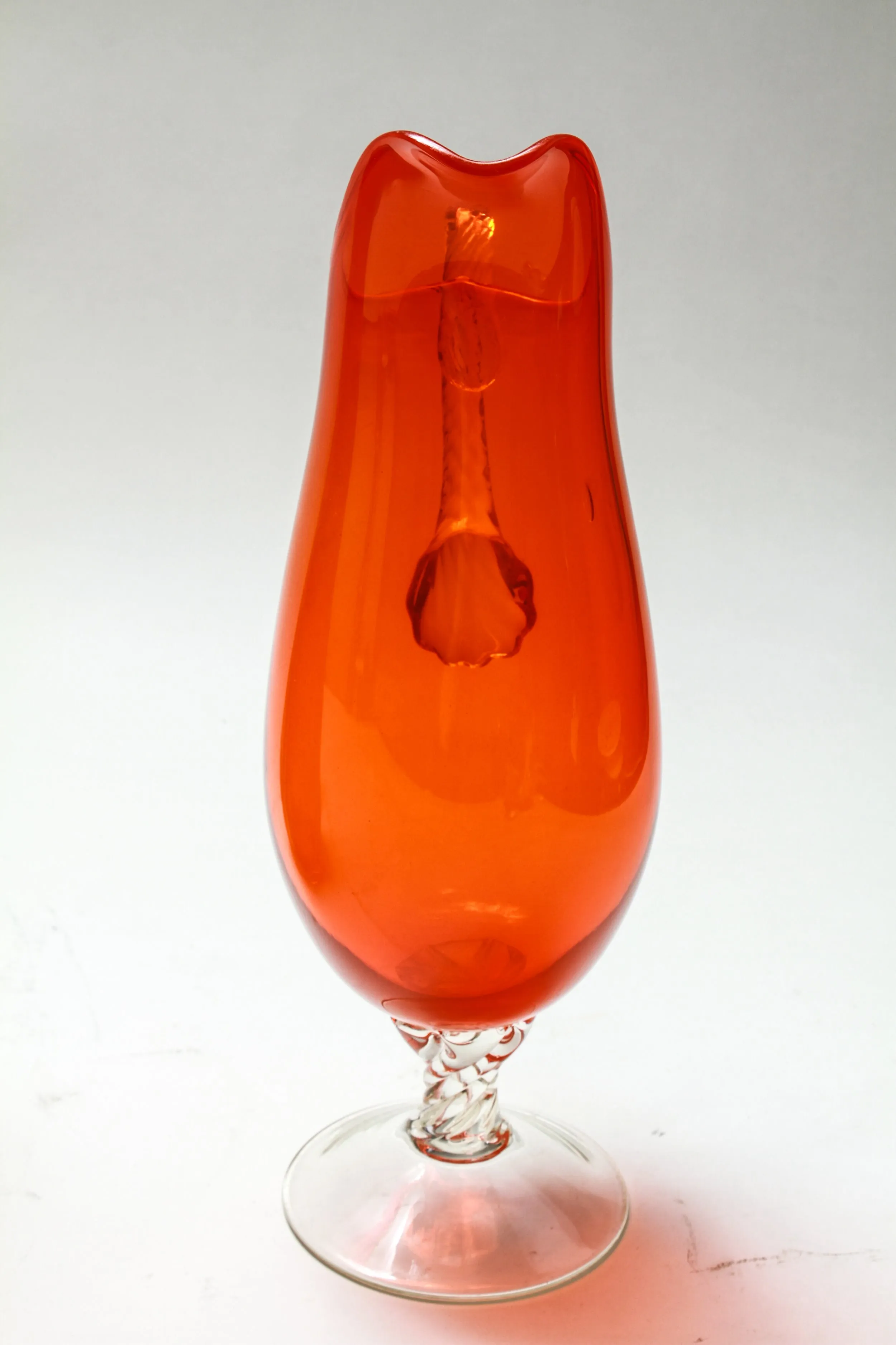 Mid-Century Modern Art Glass Pitcher