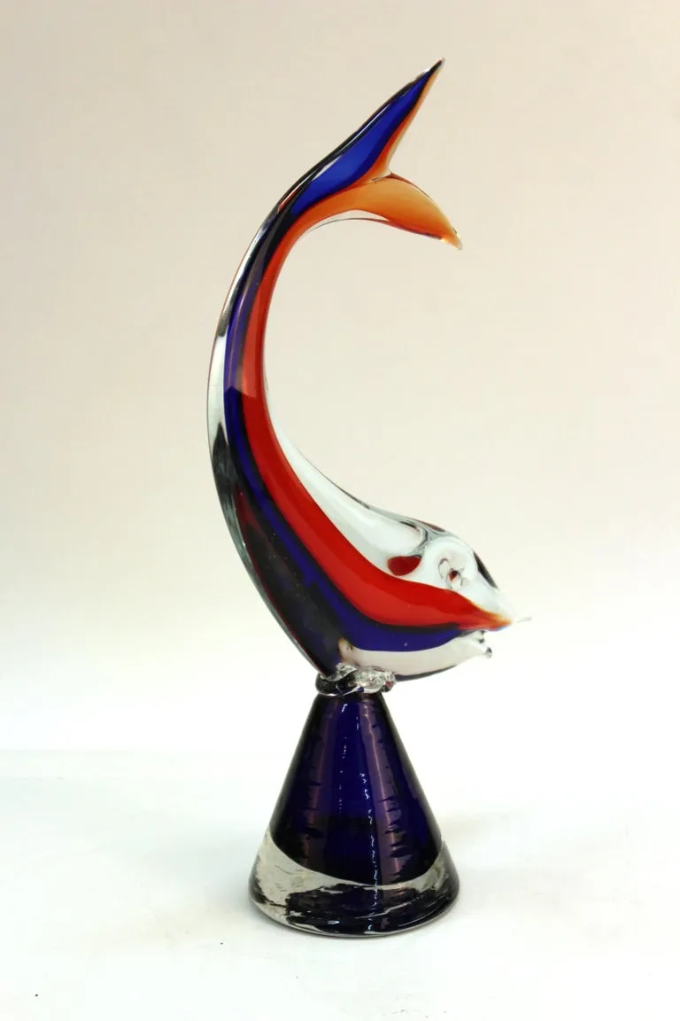 Mid-Century Modern Italian Murano Glass Fish