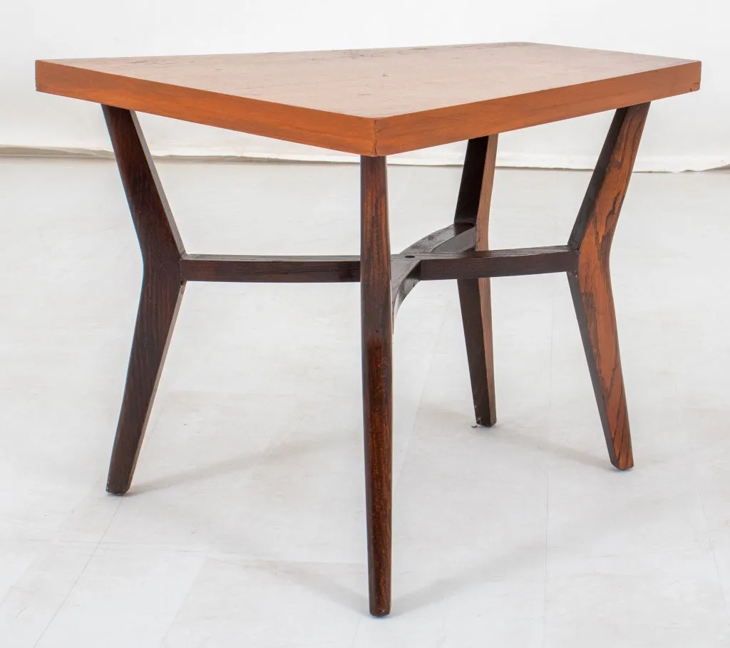 Mid-Century Modern Wooden Side Table