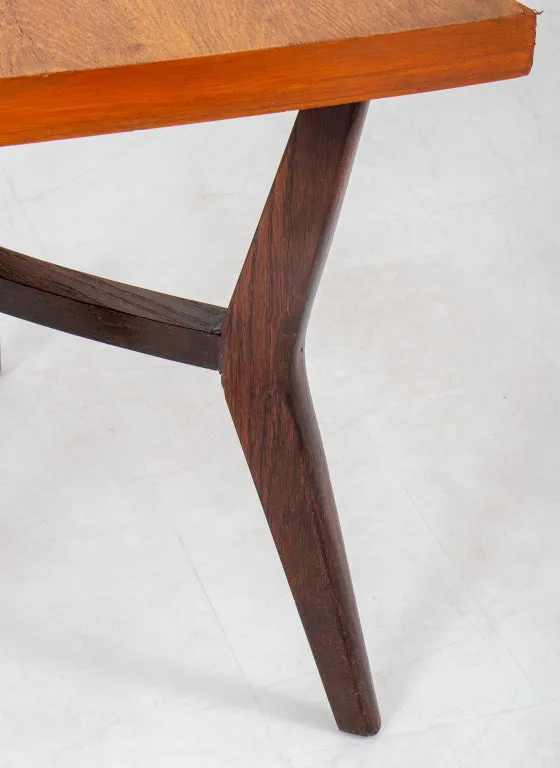 Mid-Century Modern Wooden Side Table