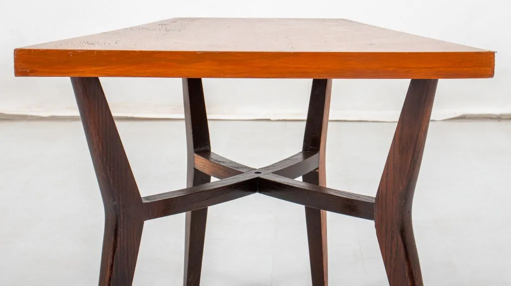 Mid-Century Modern Wooden Side Table