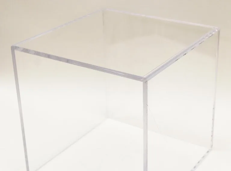 Modern Acrylic Display Pedestal Cubes or Side Tables